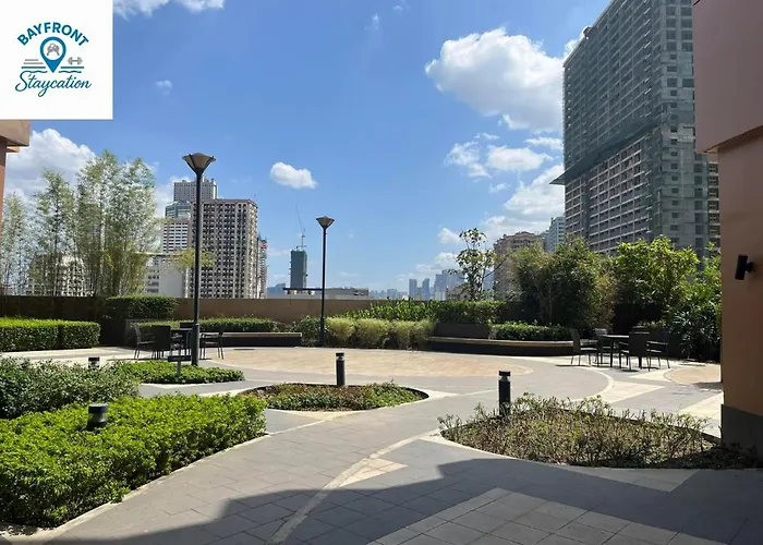 Apartment Bayfront Near Airport, Moa, Picc, Star City, Okada With Fast Wifi & Netflix Free Pool Access